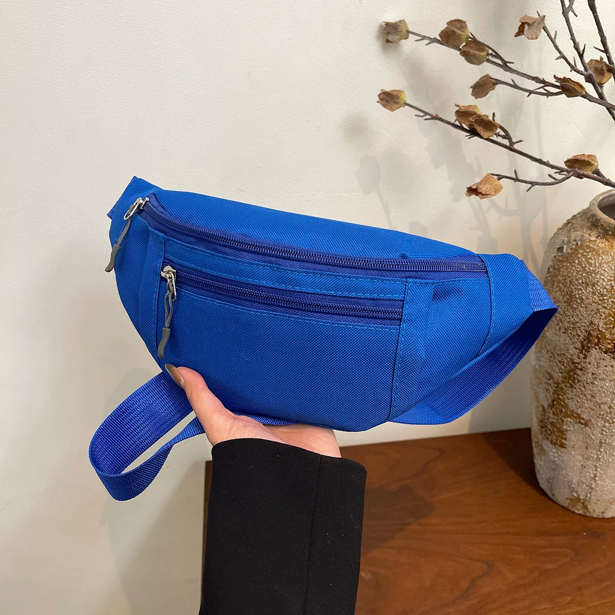 Fanny Pack Sports Festival Workout Traveling Running Large Crossbody Casual Hands-Free Wallets Waist Pack Phone Bag