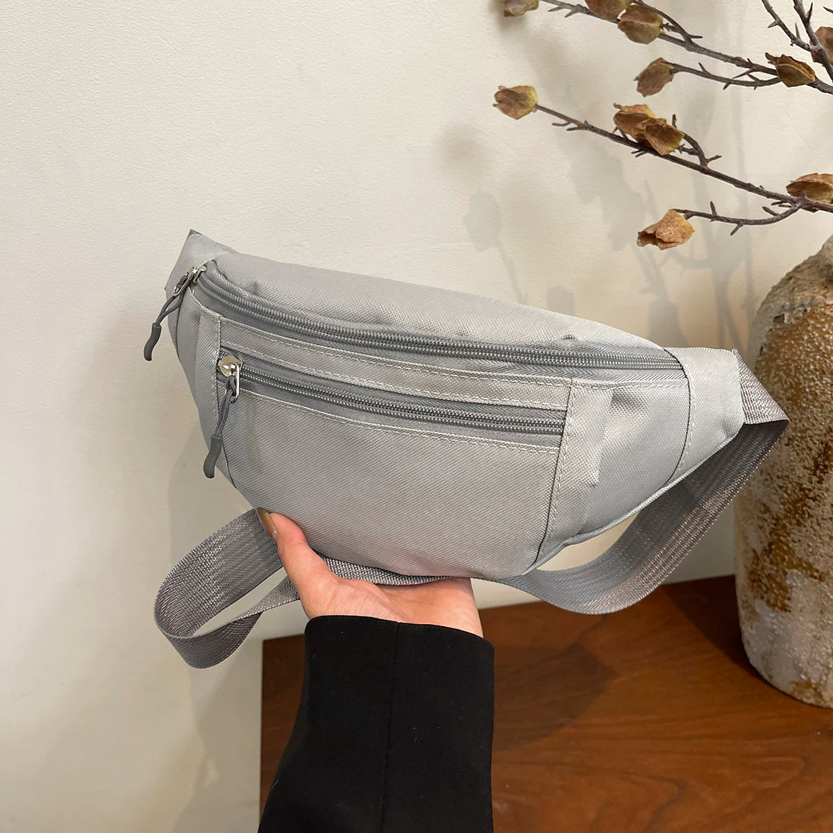 Fanny Pack Sports Festival Workout Traveling Running Large Crossbody Casual Hands-Free Wallets Waist Pack Phone Bag