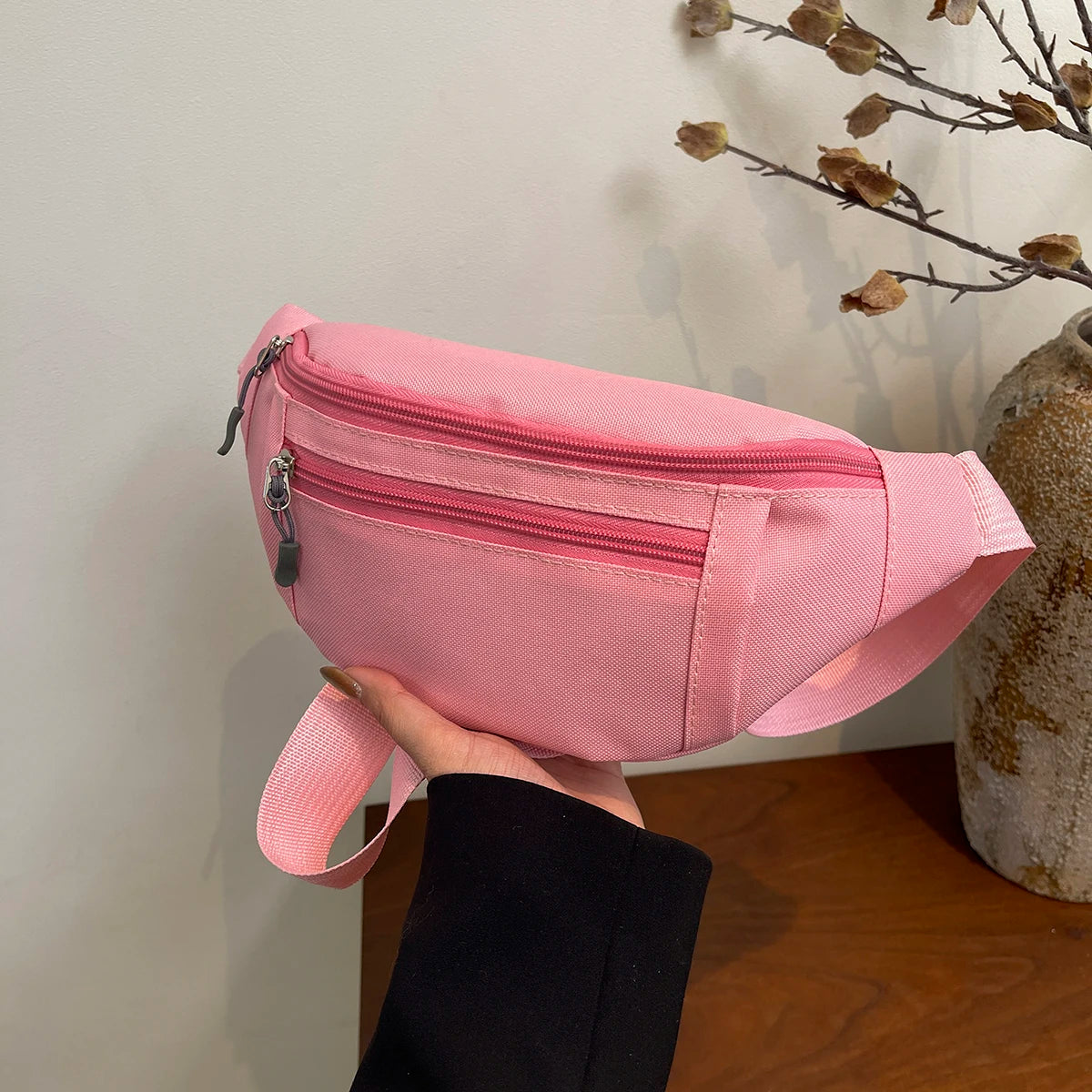 Fanny Pack Sports Festival Workout Traveling Running Large Crossbody Casual Hands-Free Wallets Waist Pack Phone Bag