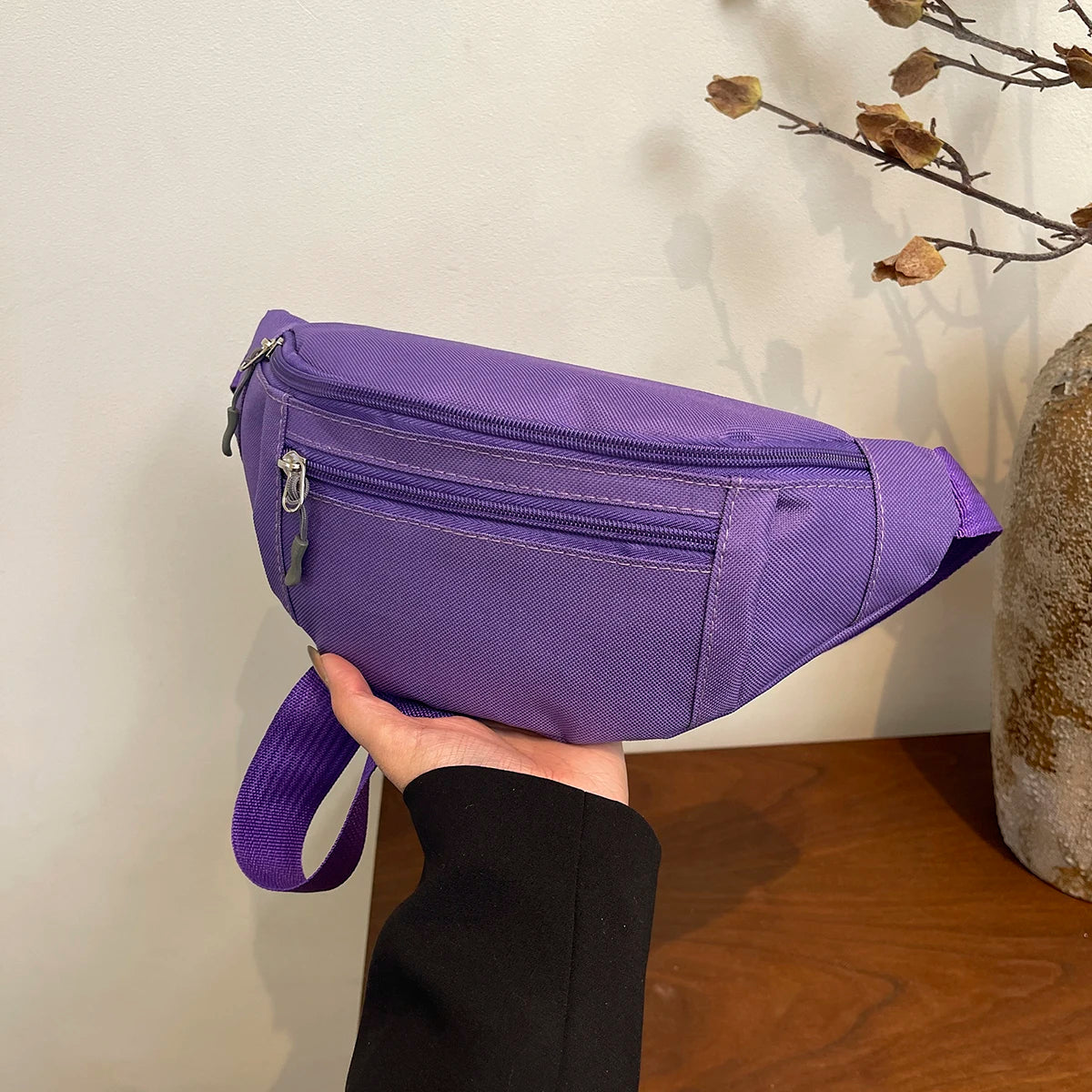 Fanny Pack Sports Festival Workout Traveling Running Large Crossbody Casual Hands-Free Wallets Waist Pack Phone Bag